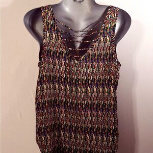 🍭Forever 21 colorful pattern blouse SP